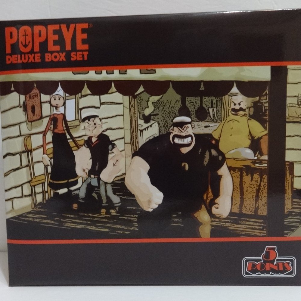 Mezco Popeye Deluxe Boxed Set